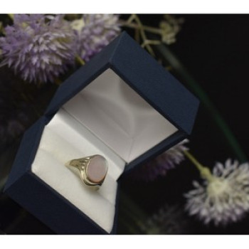 925 Sterling Silver Mother Of Pearl Ring Size 6.5