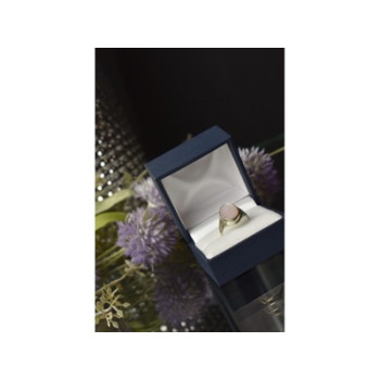 925 Sterling Silver Mother Of Pearl Ring Size 6.5