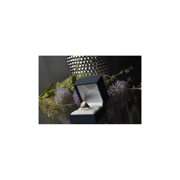 925 Sterling Silver Mother Of Pearl Ring Size 6.5