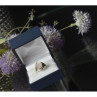 925 Sterling Silver Mother Of Pearl Ring Size 6.5