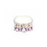925 Sterling Ring Amethyst Ring Size 8.5