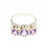 925 Sterling Ring Amethyst Ring Size 8.5