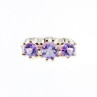 925 Sterling Ring Amethyst Ring Size 8.5