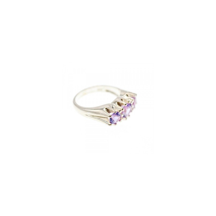 925 Sterling Ring Amethyst Ring Size 8.5
