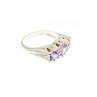 925 Sterling Ring Amethyst Ring Size 8.5