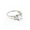 925 Sterling Silver CZ Ring Size 14