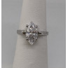 925 Sterling Silver CZ Ring Size 5