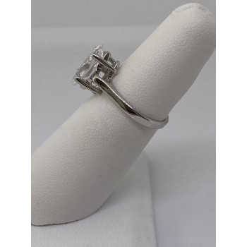 925 Sterling Silver CZ Ring Size 5