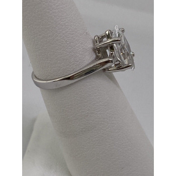 925 Sterling Silver CZ Ring Size 5