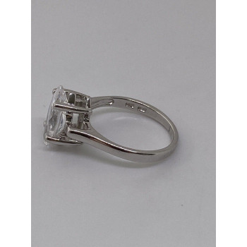 925 Sterling Silver CZ Ring Size 5