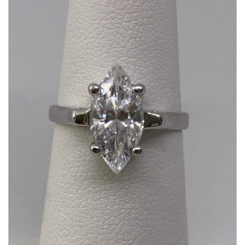 925 Sterling Silver CZ Ring Size 5