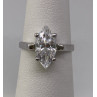 925 Sterling Silver CZ Ring Size 5
