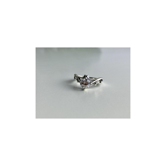 925 Sterling Silver CZ Ring Size 5.5