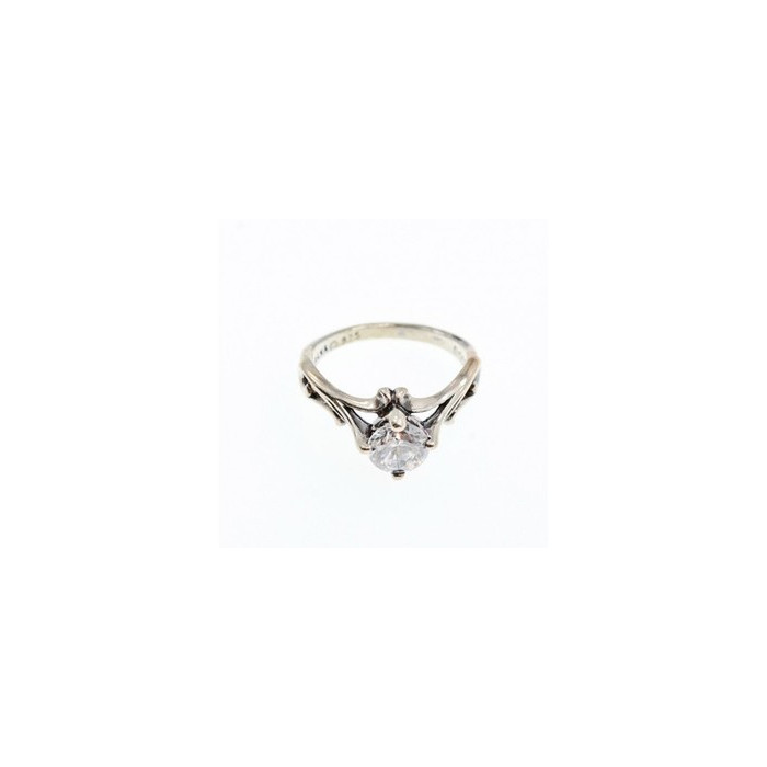 925 Sterling Silver CZ Ring Size 5.5
