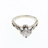 925 Sterling Silver CZ Ring Size 5.5