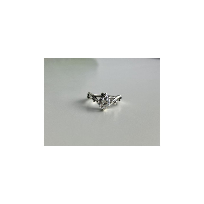 925 Sterling Silver CZ Ring Size 5.5