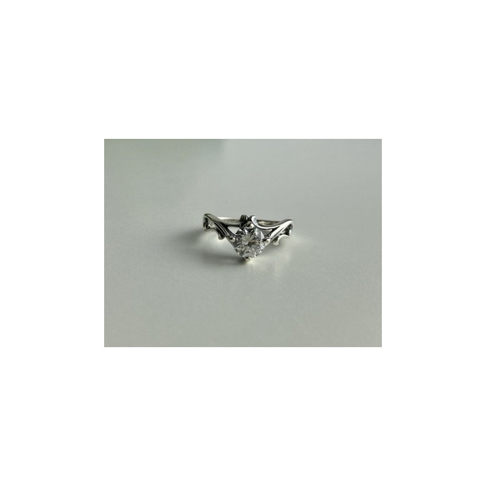 925 Sterling Silver CZ Ring Size 5.5