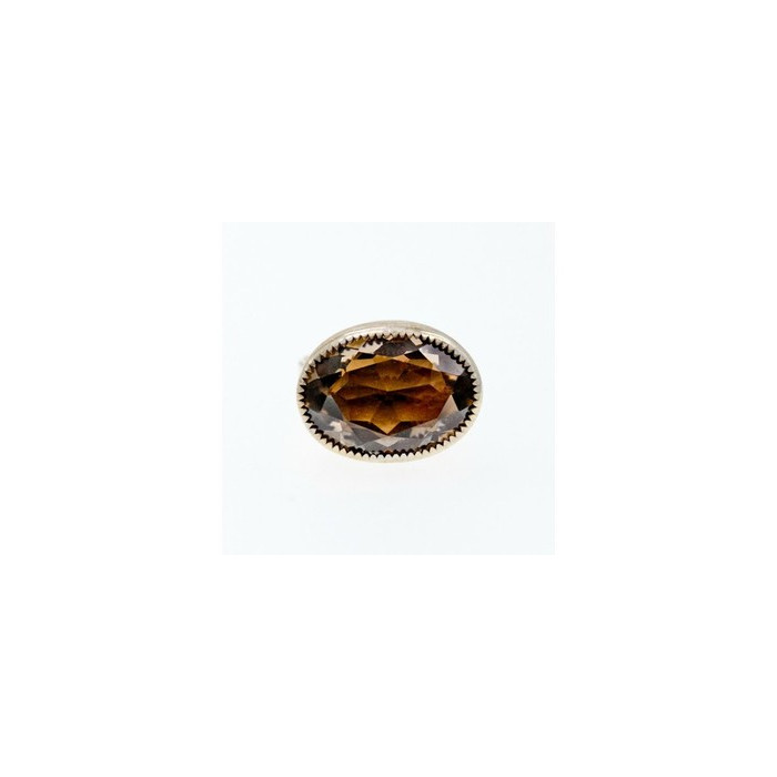 Vintage 925 Sterling Silver Hessonite Ring Size 6.5