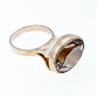 Vintage 925 Sterling Silver Hessonite Ring Size 6.5
