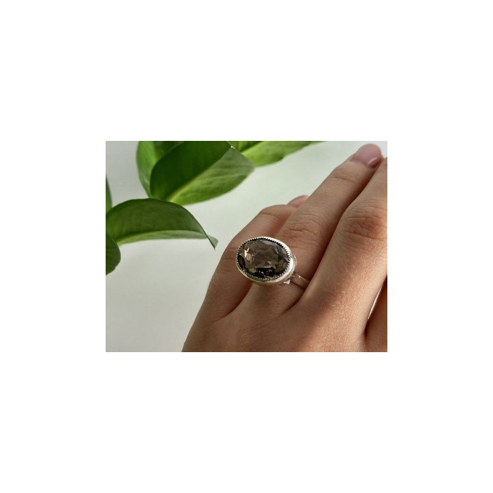 Vintage 925 Sterling Silver Hessonite Ring Size 6.5