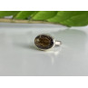 Vintage 925 Sterling Silver Hessonite Ring Size 6.5