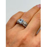 925 Sterling Silver CZ Ring Size 6.5