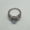 925 Sterling Silver CZ Ring Size 6.5