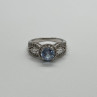 925 Sterling Silver CZ Ring Size 6.5