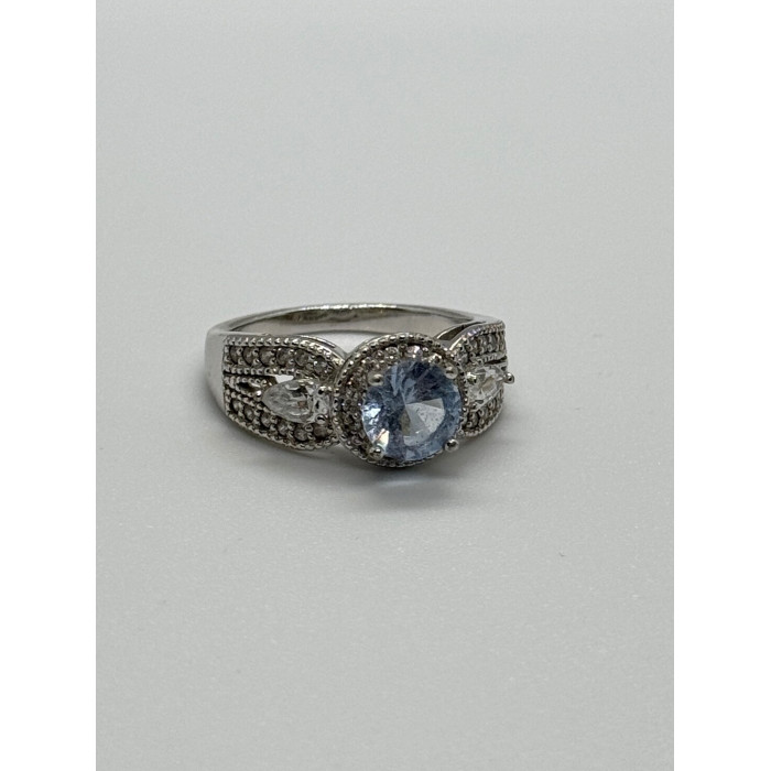 925 Sterling Silver CZ Ring Size 6.5