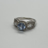 925 Sterling Silver CZ Ring Size 6.5