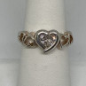 925 Sterling Silver CZ Ring Size 6.75