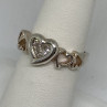 925 Sterling Silver CZ Ring Size 6.75