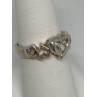925 Sterling Silver Ring With CZ Size 6.75