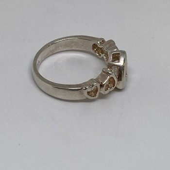 925 Sterling Silver CZ Ring Size 6.75