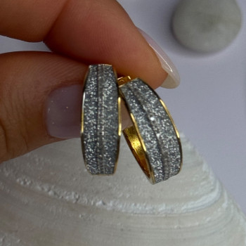 Beautiful Design 925 Sterling Silver Pearl & CZ Earrings Length 2.30 Inch
