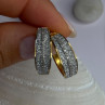 Beautiful Design 925 Sterling Silver Pearl & CZ Earrings Length 2.30 Inch