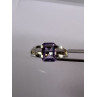 925 Sterling Silver Amethyst Cna Ring Size 7