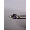 925 Sterling Silver Amethyst Cna Ring Size 7