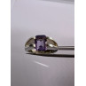 925 Sterling Silver Amethyst Cna Ring Size 7