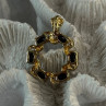 925 Sterling Silver Gold Plated Sapphire Pendant Length 1.15 Inch