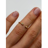 925 Sterling Silver Gold Plated CZ Ring Size 5