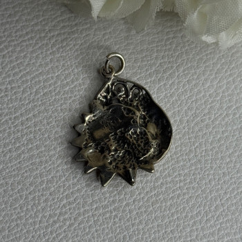 Vintage 925 Sterling Silver Moon & Sun Pendant Length 1.20 Inch