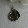 Vintage 925 Sterling Silver Moon & Sun Pendant Length 1.20 Inch
