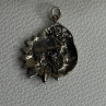 Vintage 925 Sterling Silver Moon & Sun Pendant Length 1.20 Inch