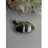 Retro 925 Sterling Silver Etched Heart Locket Pendant Length 1.20 Inch