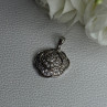 Lovely Flower 925 Sterling Silver Beryl Pendant Length 1 Inch