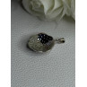Lovely Flower 925 Sterling Silver Beryl Pendant Length 1 Inch