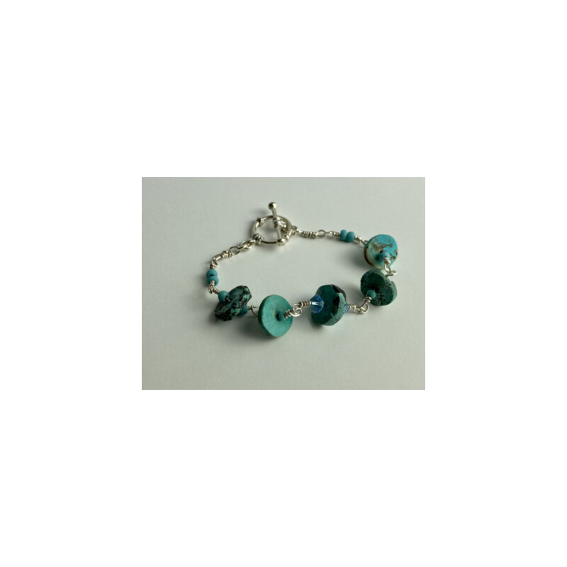 925 Sterling Silver Turquoise Bracelet