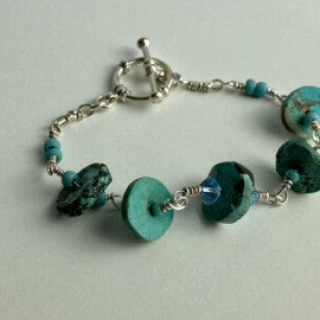 925 Sterling Silver Turquoise Bracelet
