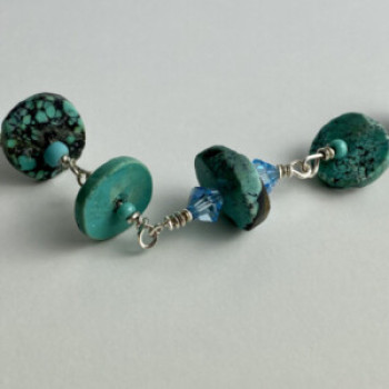 925 Sterling Silver Turquoise Bracelet